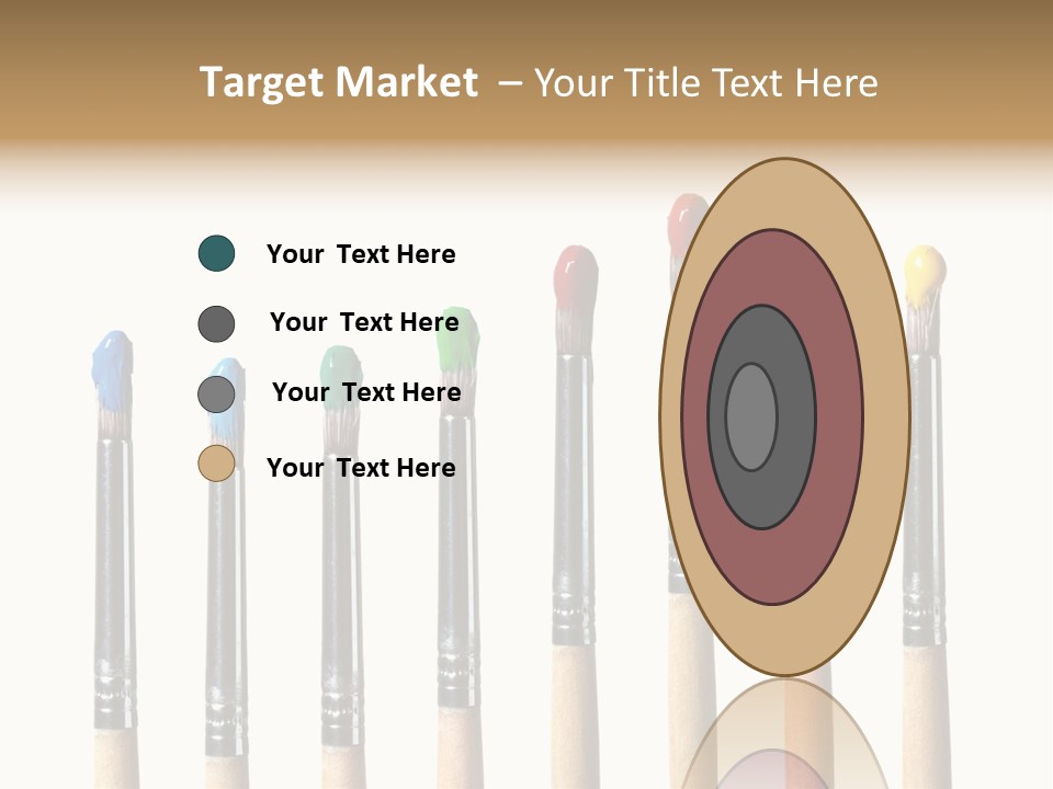 Watercolors Blue Paint PowerPoint Template
