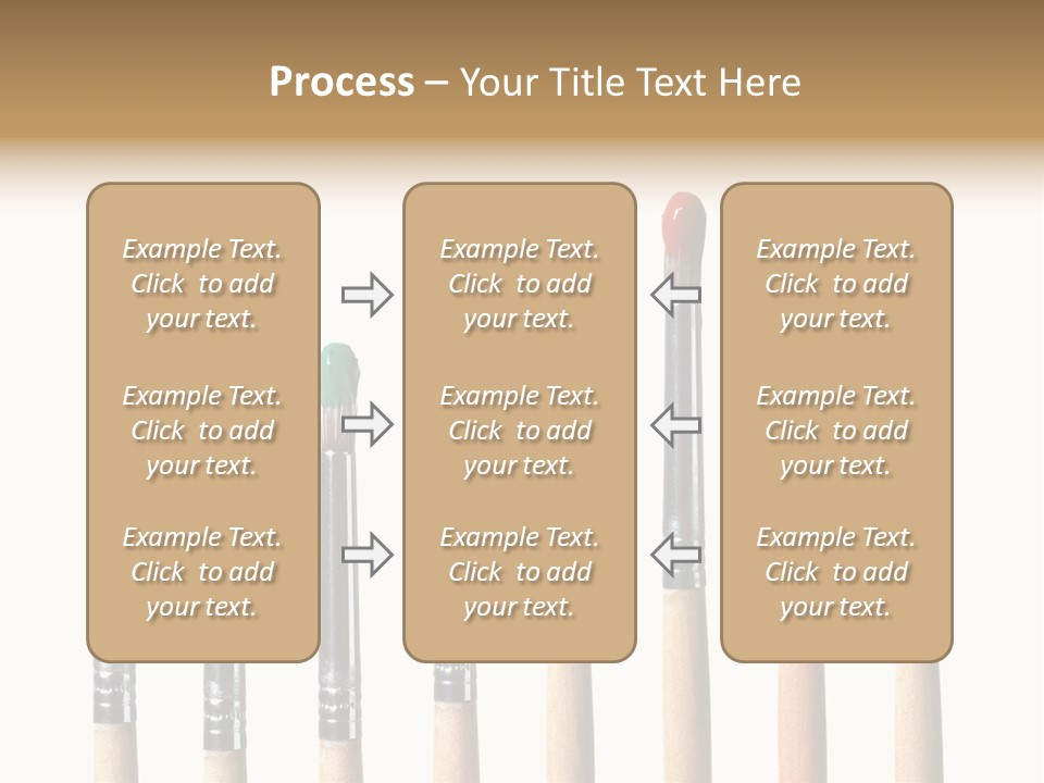 Watercolors Blue Paint PowerPoint Template