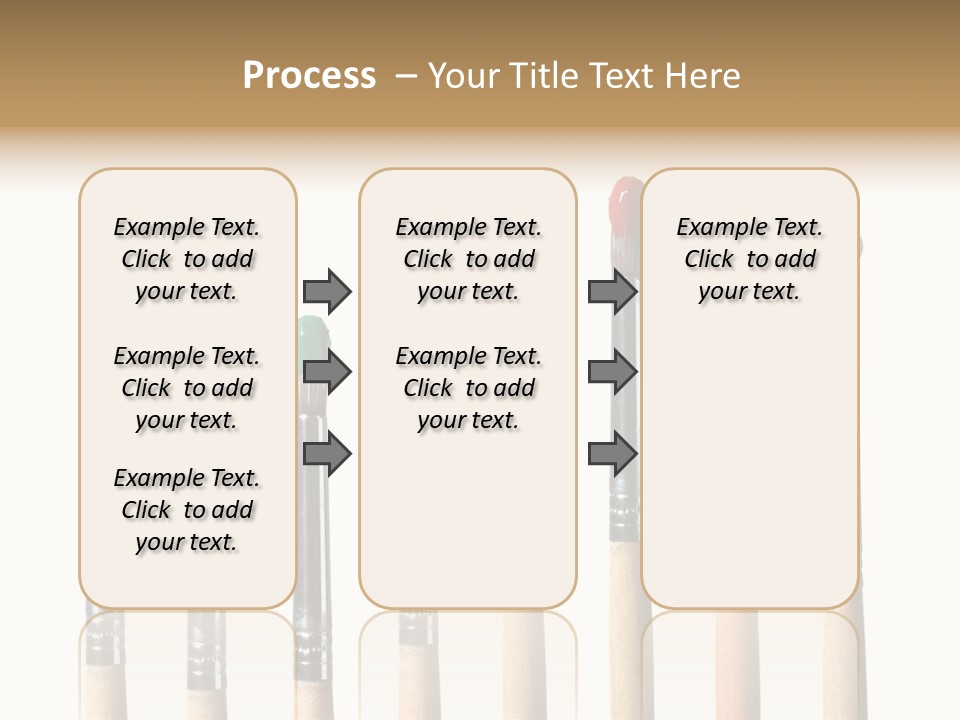 Watercolors Blue Paint PowerPoint Template