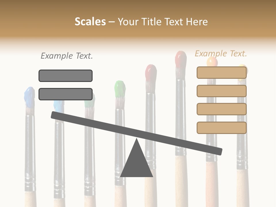 Watercolors Blue Paint PowerPoint Template