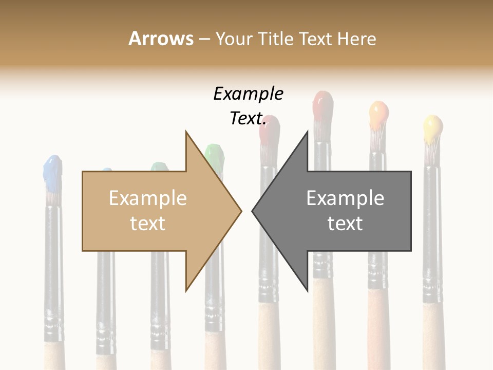 Watercolors Blue Paint PowerPoint Template