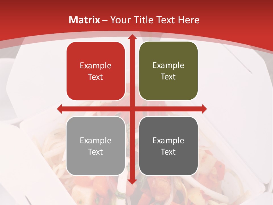 Noodle Carrot Egg PowerPoint Template