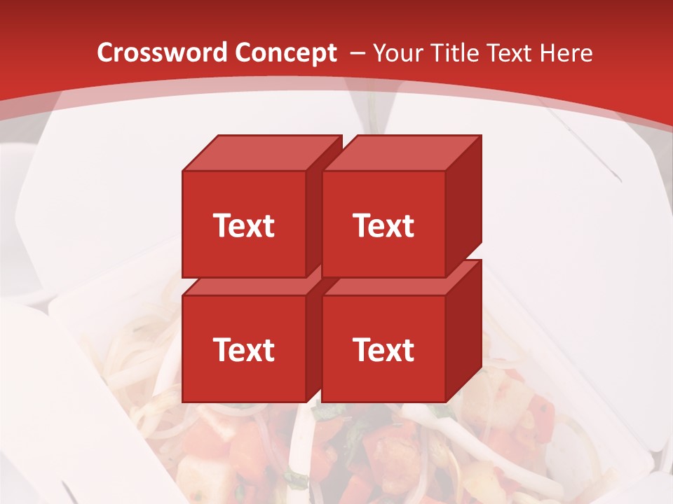 Noodle Carrot Egg PowerPoint Template