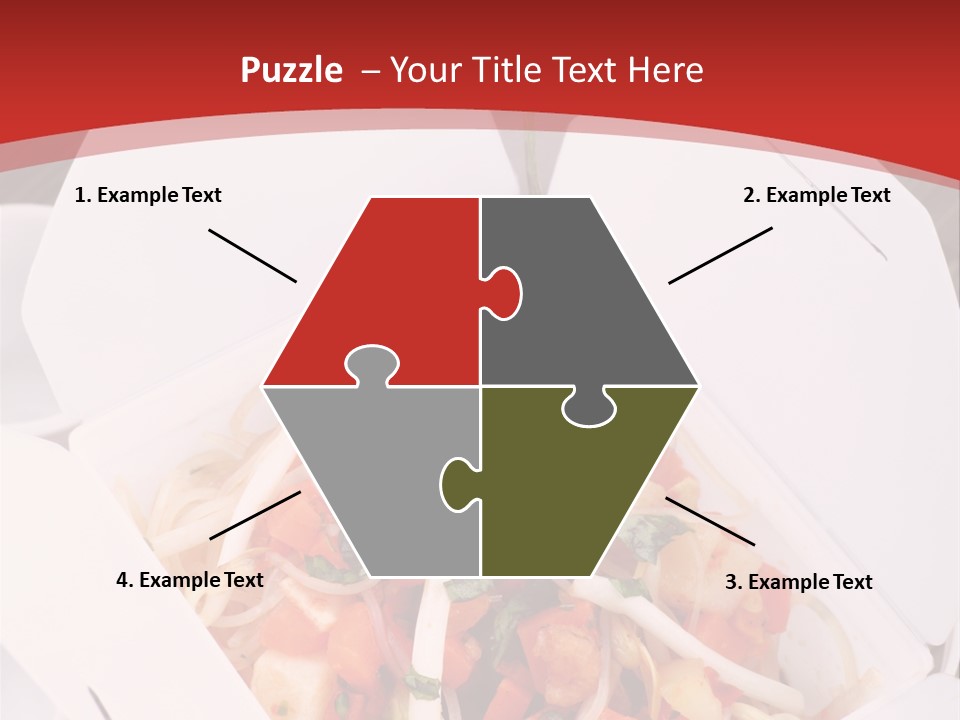 Noodle Carrot Egg PowerPoint Template