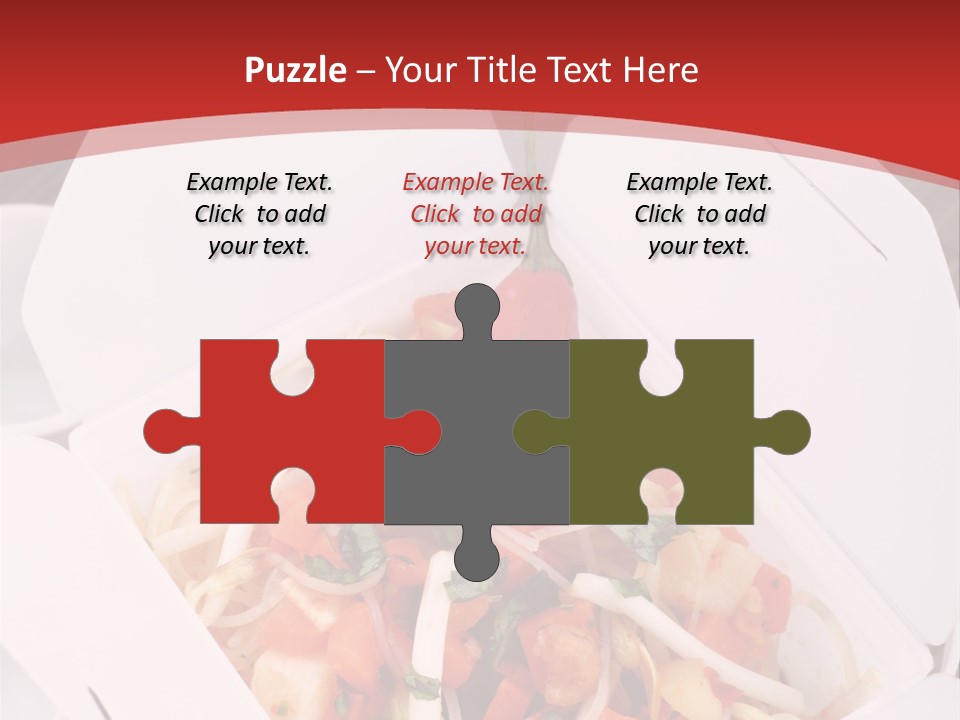 Noodle Carrot Egg PowerPoint Template