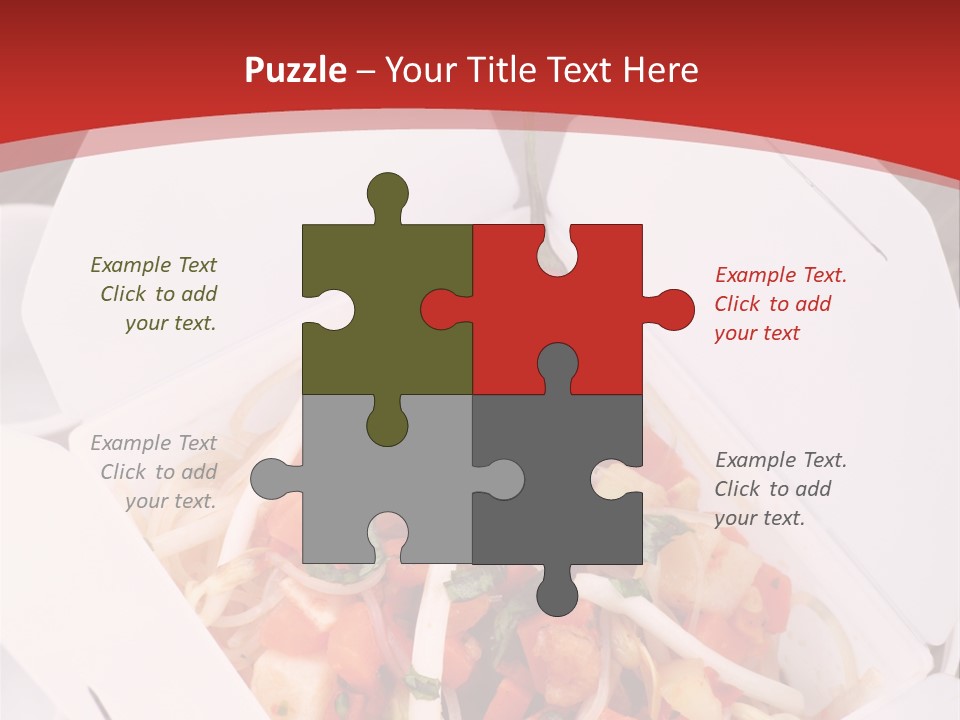 Noodle Carrot Egg PowerPoint Template