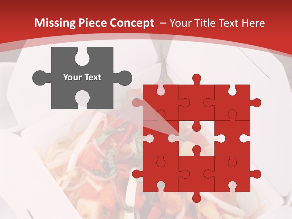 Noodle Carrot Egg PowerPoint Template