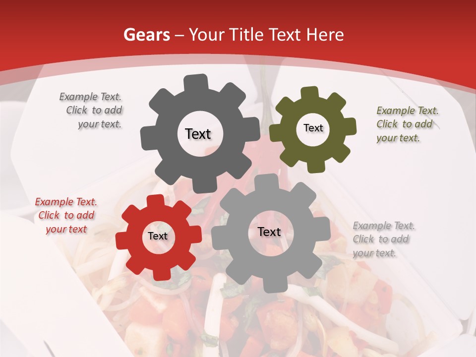 Noodle Carrot Egg PowerPoint Template