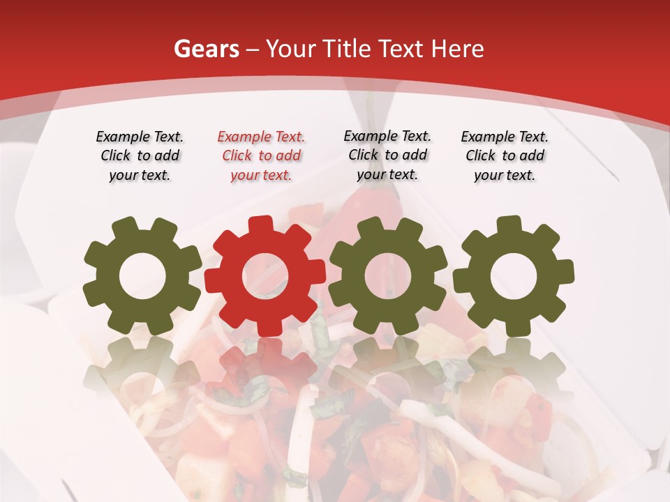 Noodle Carrot Egg PowerPoint Template