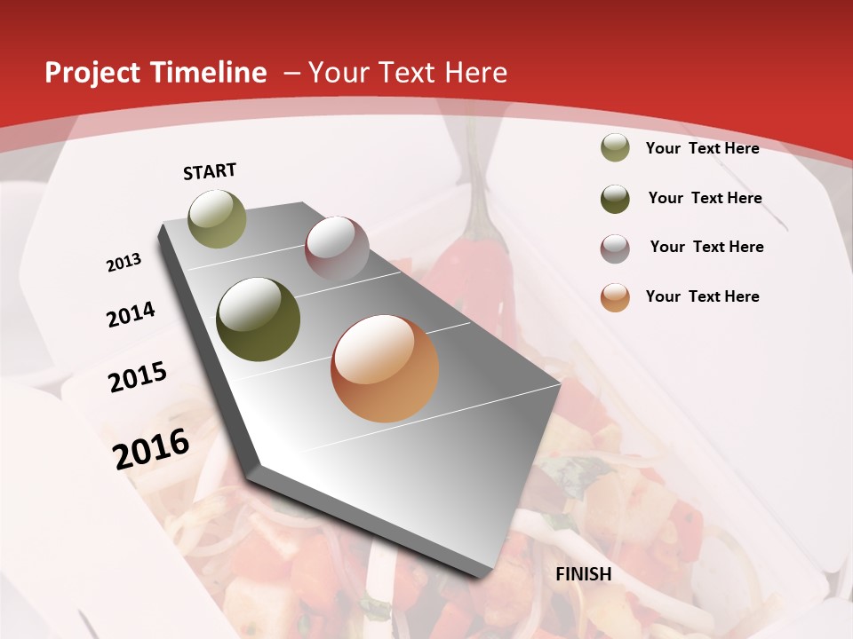 Noodle Carrot Egg PowerPoint Template