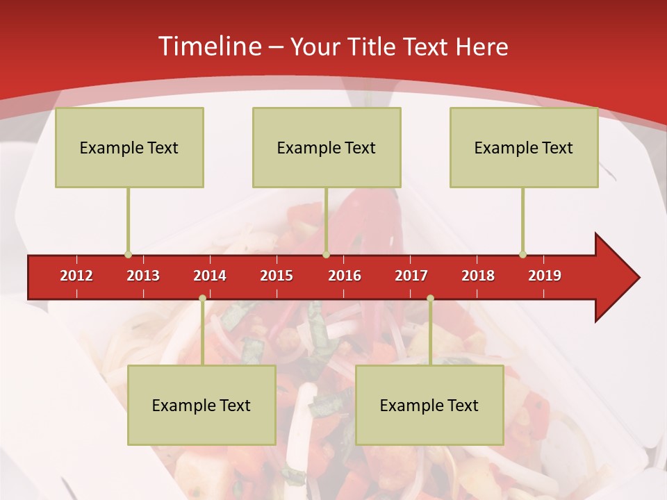 Noodle Carrot Egg PowerPoint Template
