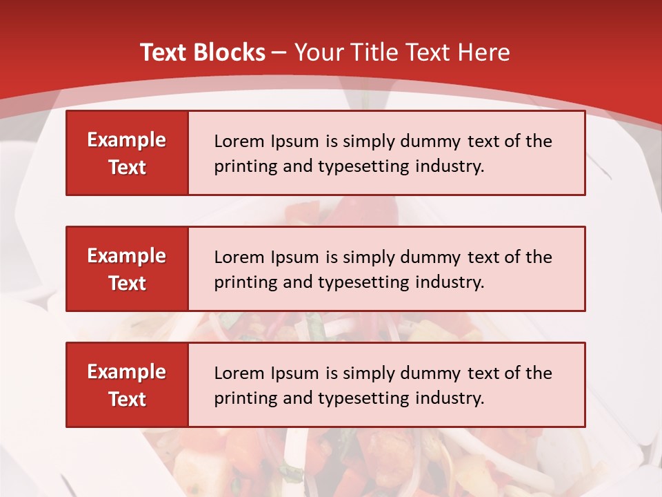 Noodle Carrot Egg PowerPoint Template