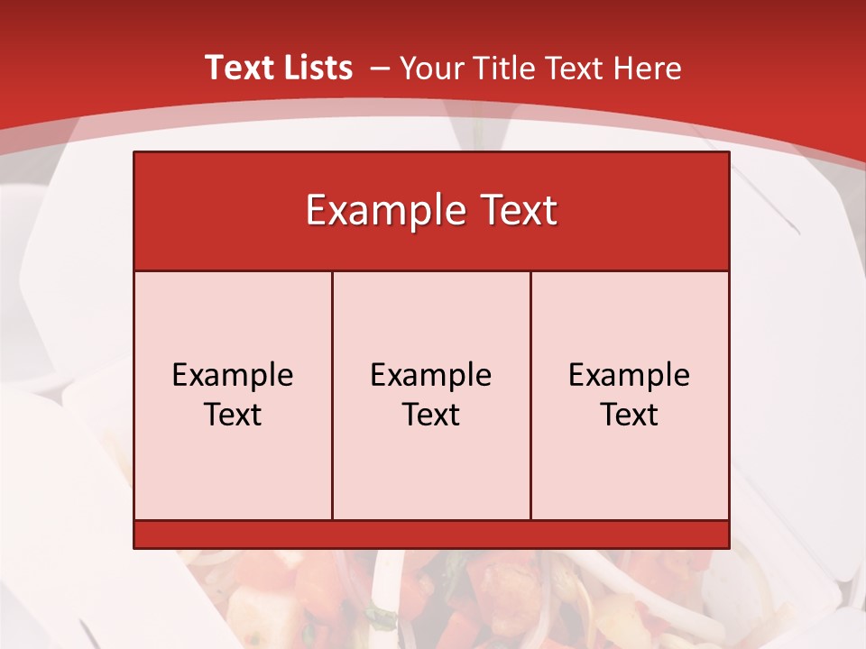 Noodle Carrot Egg PowerPoint Template