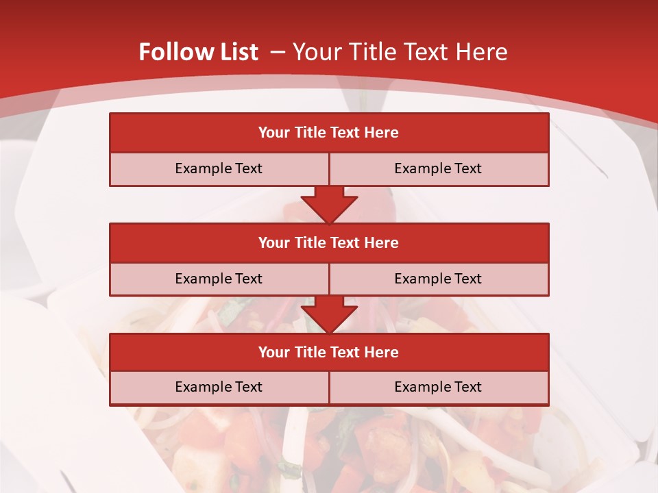 Noodle Carrot Egg PowerPoint Template