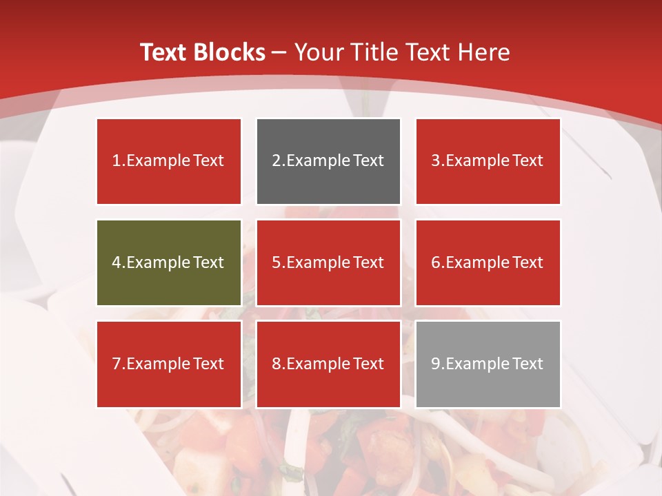 Noodle Carrot Egg PowerPoint Template