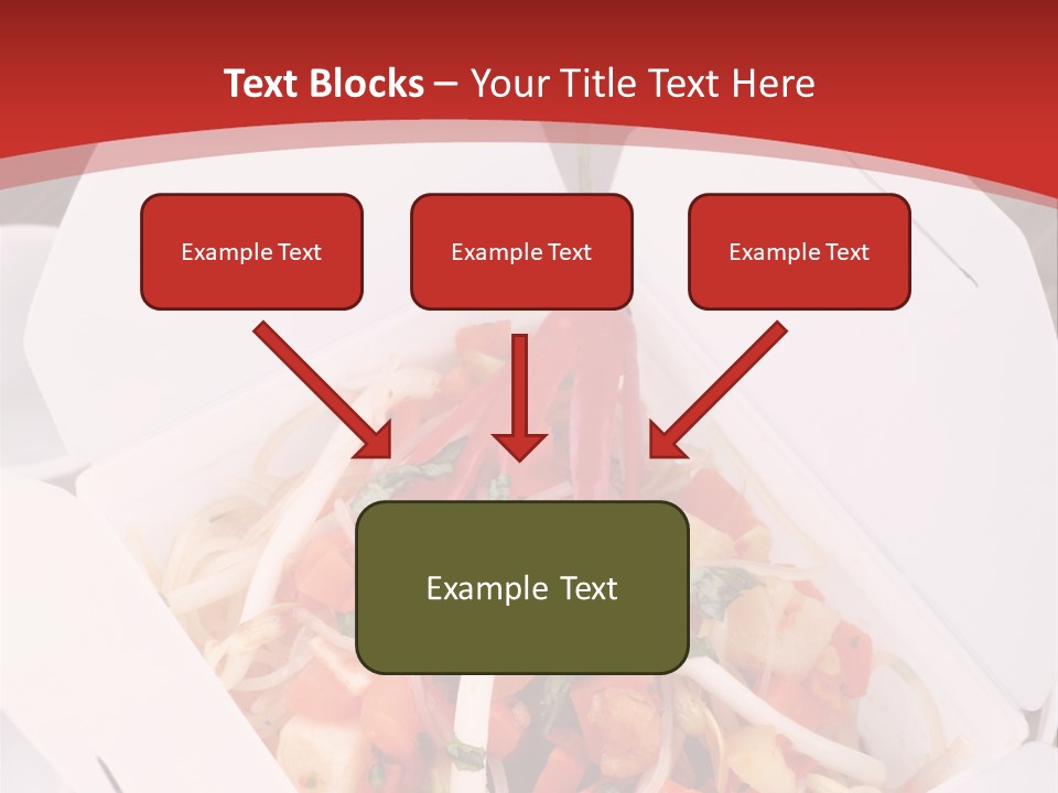 Noodle Carrot Egg PowerPoint Template