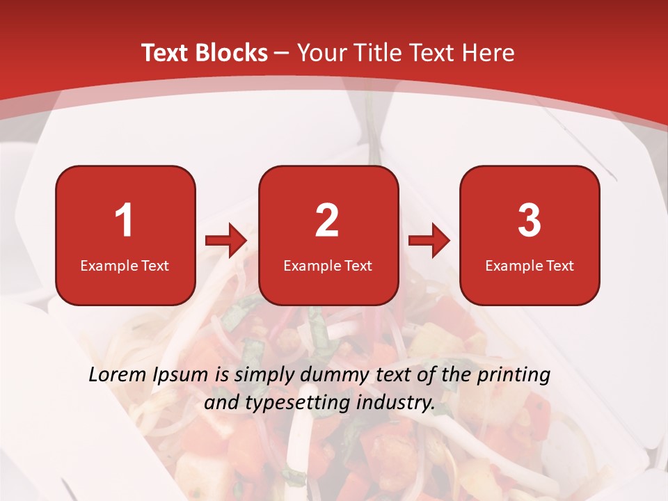 Noodle Carrot Egg PowerPoint Template