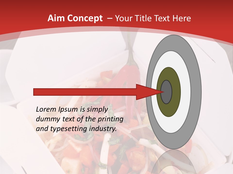 Noodle Carrot Egg PowerPoint Template