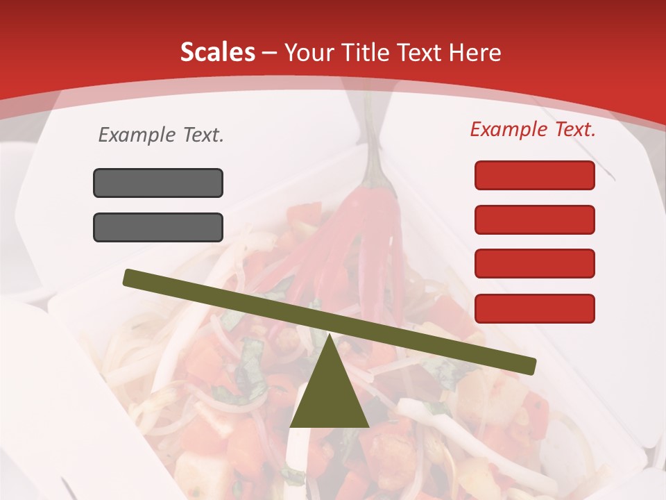Noodle Carrot Egg PowerPoint Template