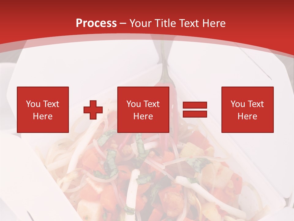 Noodle Carrot Egg PowerPoint Template