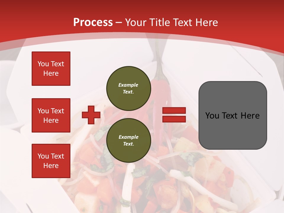 Noodle Carrot Egg PowerPoint Template