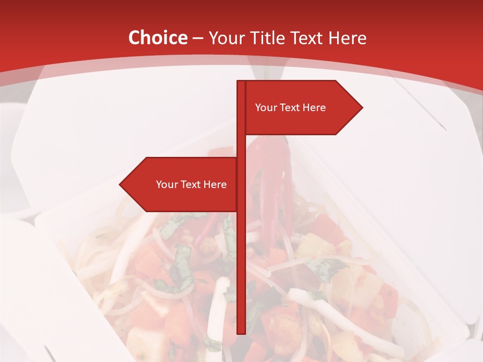 Noodle Carrot Egg PowerPoint Template