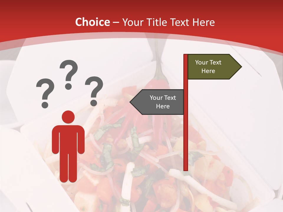 Noodle Carrot Egg PowerPoint Template