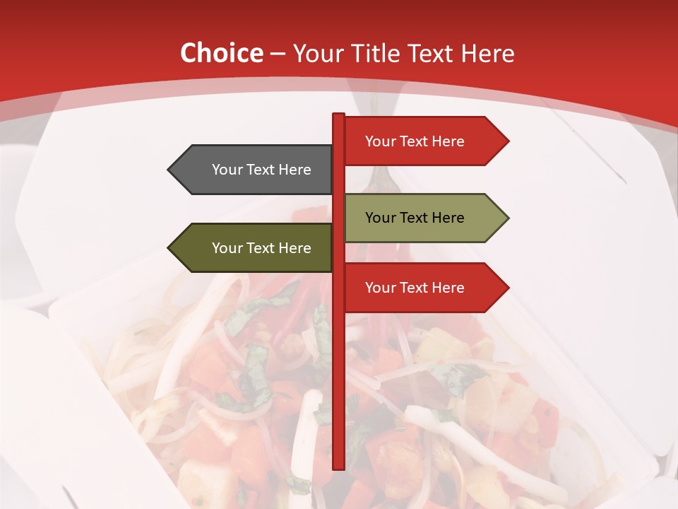 Noodle Carrot Egg PowerPoint Template