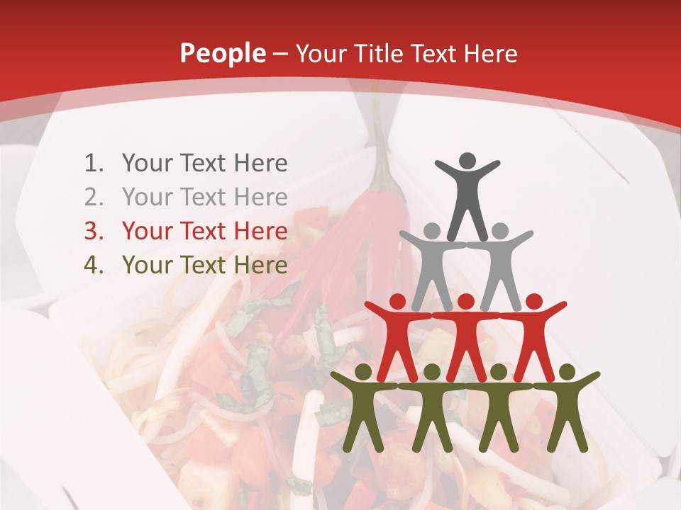 Noodle Carrot Egg PowerPoint Template