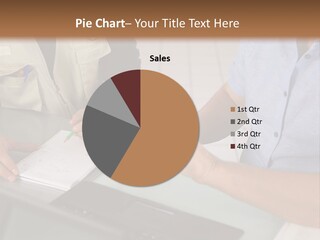 Discussing Retirement Persons PowerPoint Template