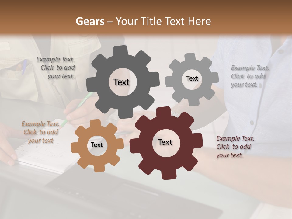 Discussing Retirement Persons PowerPoint Template