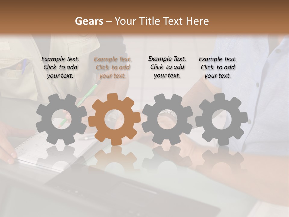 Discussing Retirement Persons PowerPoint Template