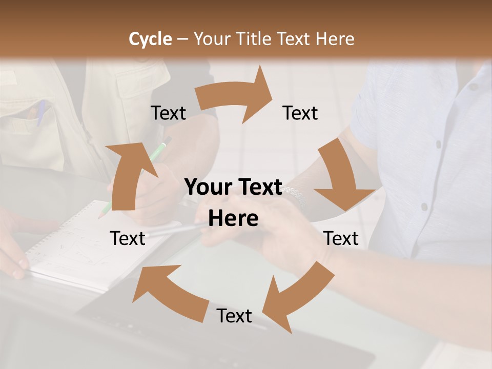 Discussing Retirement Persons PowerPoint Template
