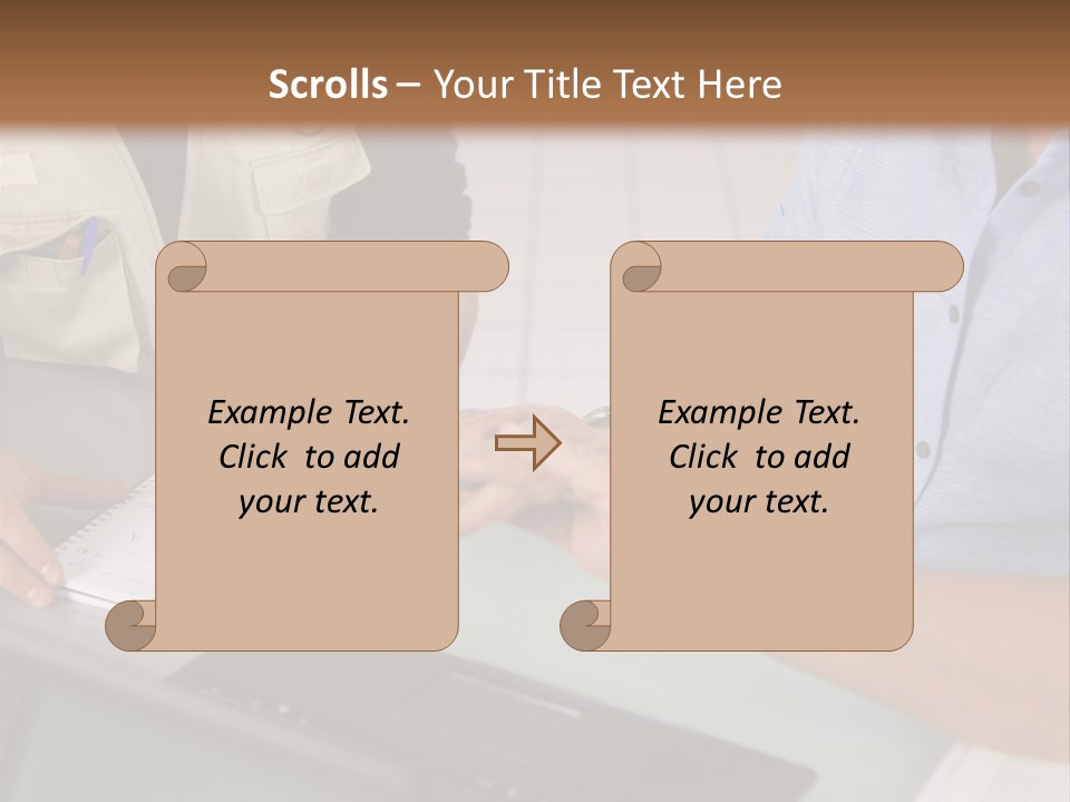 Discussing Retirement Persons PowerPoint Template