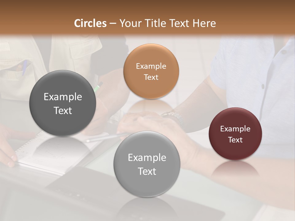 Discussing Retirement Persons PowerPoint Template