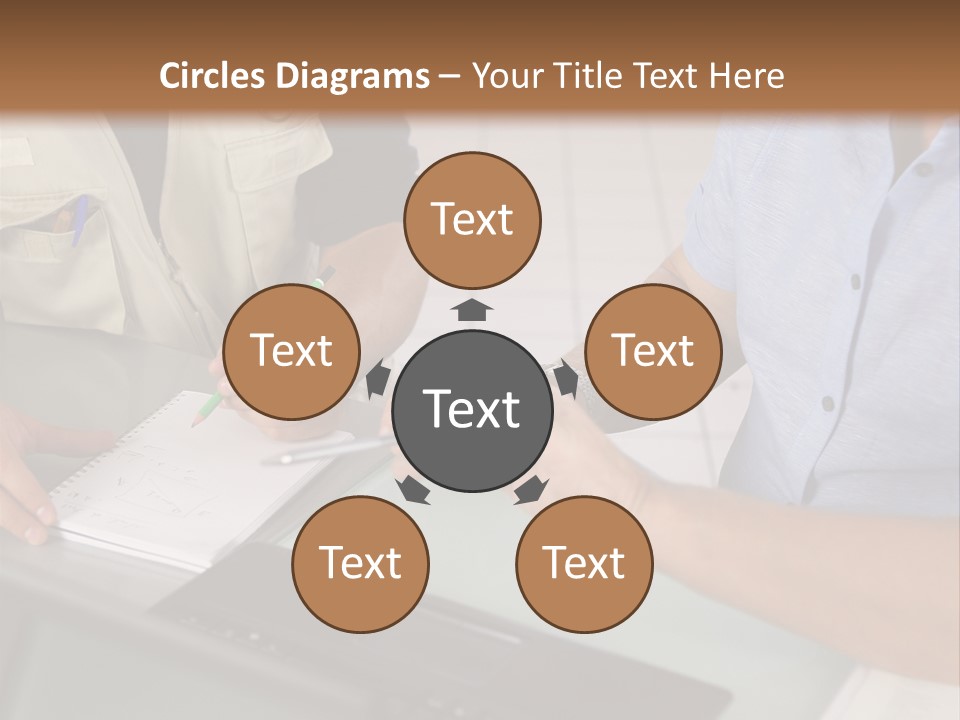 Discussing Retirement Persons PowerPoint Template