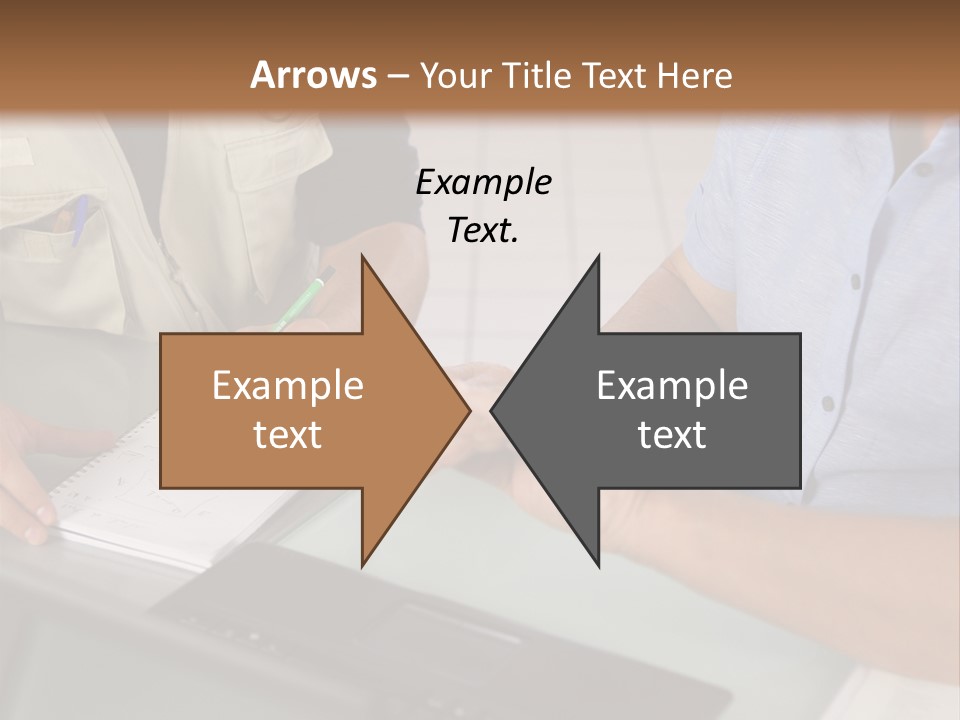 Discussing Retirement Persons PowerPoint Template