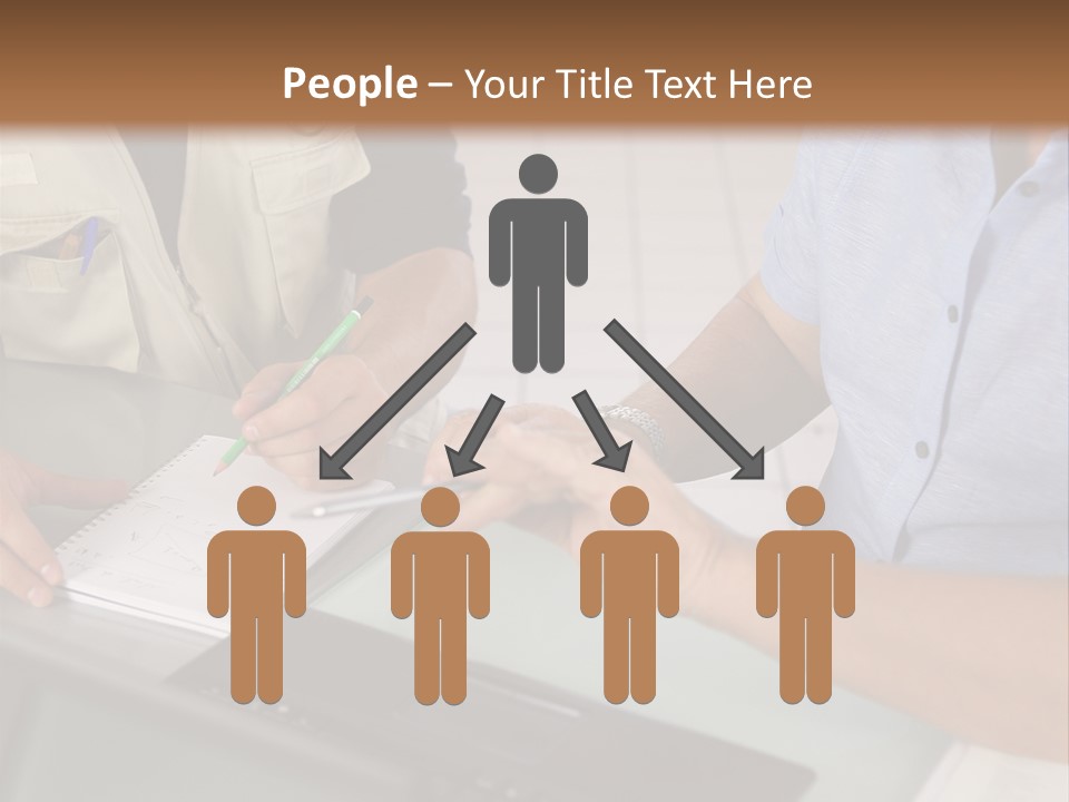 Discussing Retirement Persons PowerPoint Template