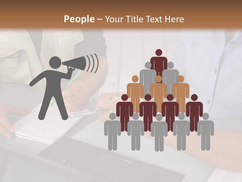 Discussing Retirement Persons PowerPoint Template