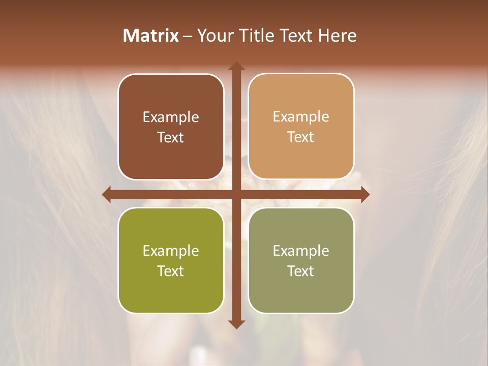 A Woman Eating A Slice Of Pizza With Her Mouth Open PowerPoint Template