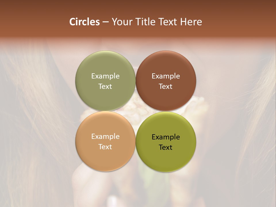 A Woman Eating A Slice Of Pizza With Her Mouth Open PowerPoint Template