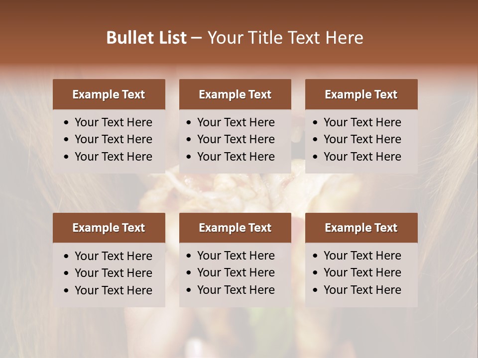 A Woman Eating A Slice Of Pizza With Her Mouth Open PowerPoint Template