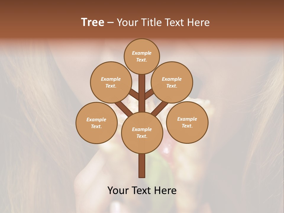 A Woman Eating A Slice Of Pizza With Her Mouth Open PowerPoint Template