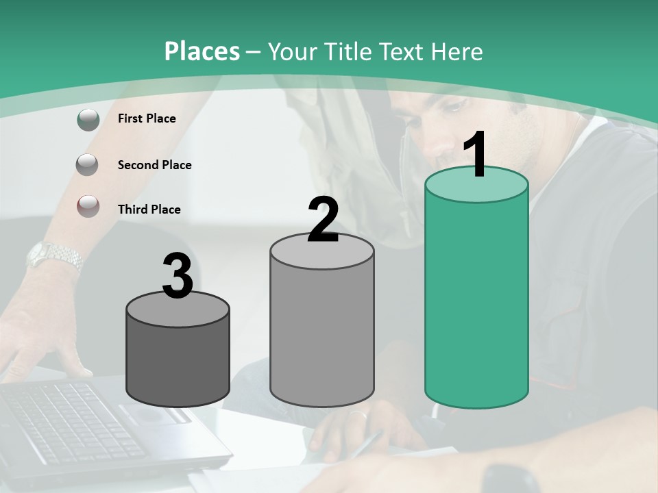 Years Office Teamwork PowerPoint Template