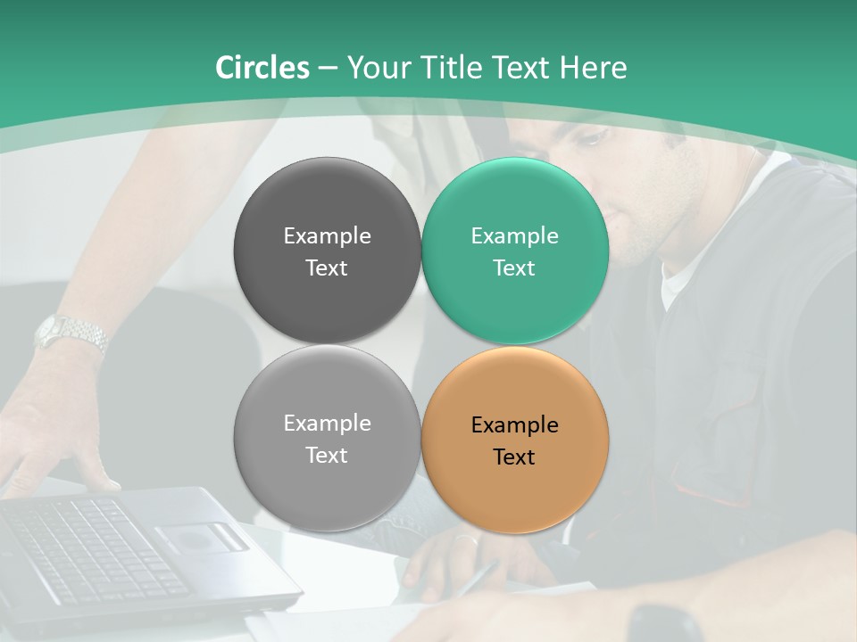 Years Office Teamwork PowerPoint Template