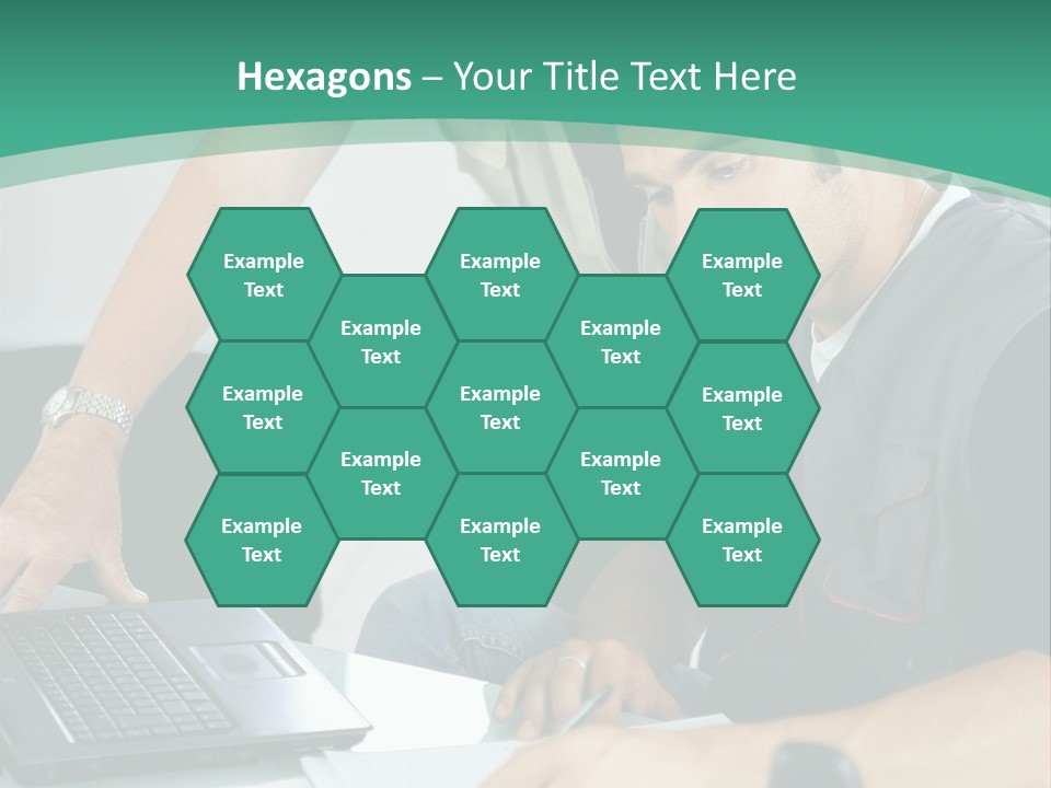 Years Office Teamwork PowerPoint Template