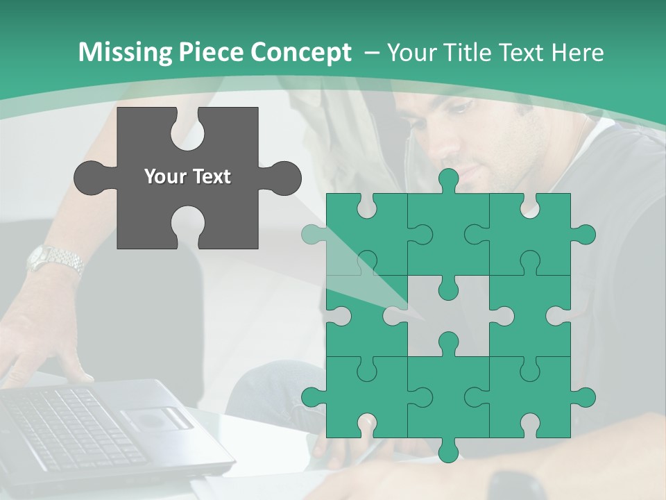 Years Office Teamwork PowerPoint Template