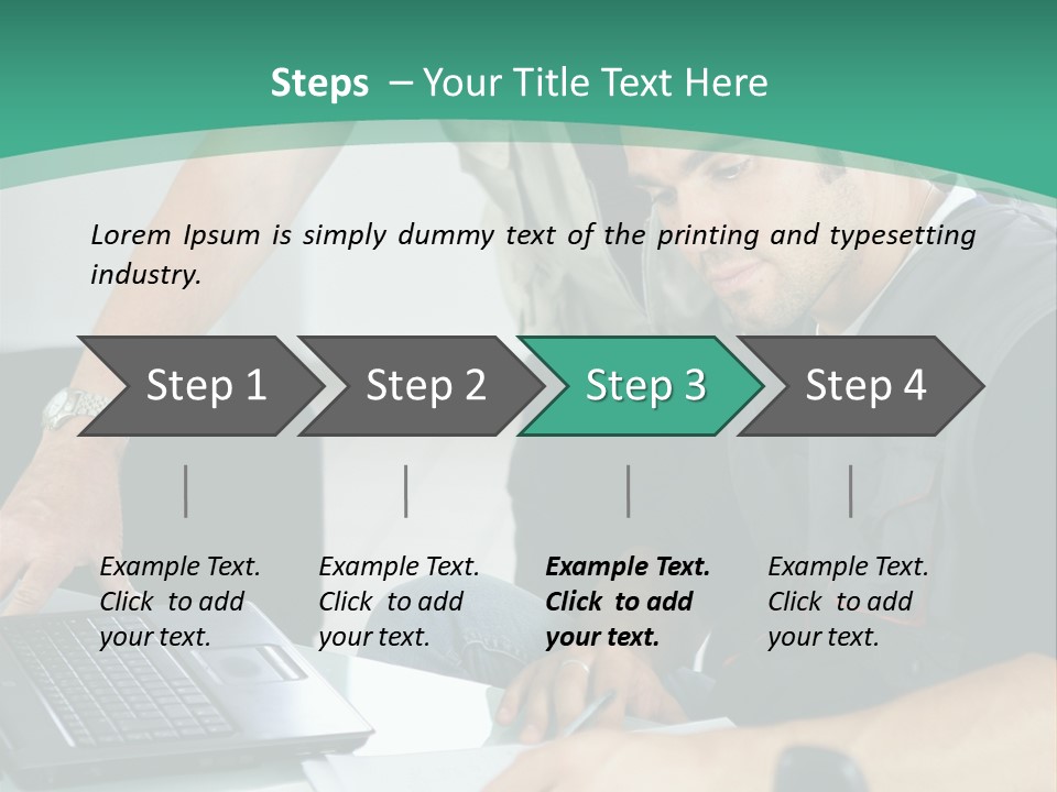 Years Office Teamwork PowerPoint Template