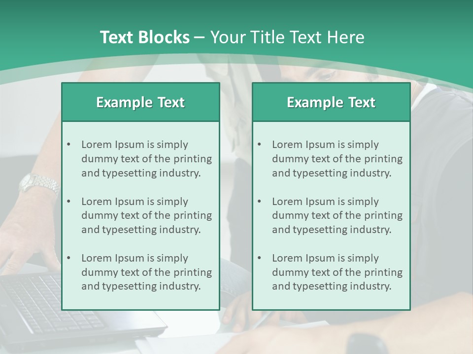 Years Office Teamwork PowerPoint Template