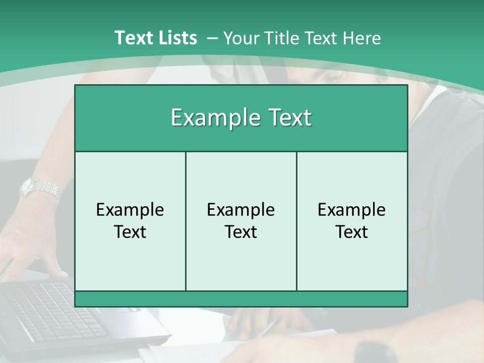 Years Office Teamwork PowerPoint Template